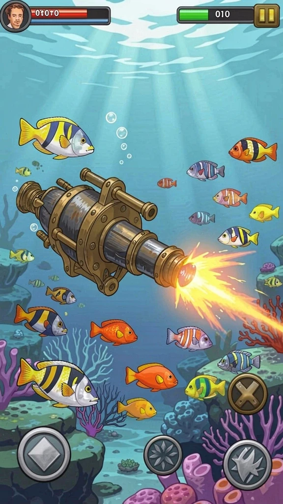 Gambar karakter dengan detail luar biasa dan ekspresi yang hidup.