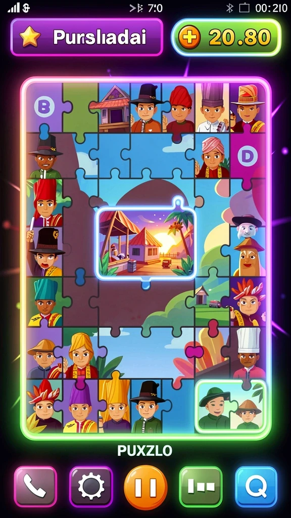 Screenshot menunjukkan fitur interaksi sosial yang menarik di dalam game.