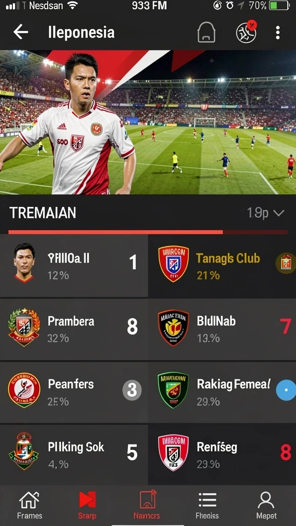 Pilihan permainan yang beragam dan menantang.