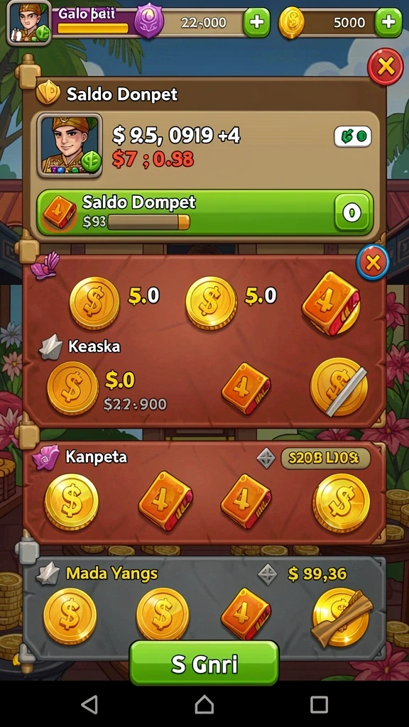 Tampilan antarmuka yang sederhana dan intuitif.