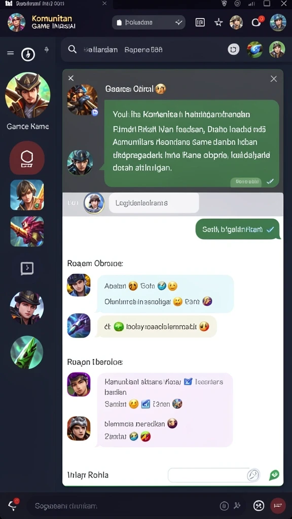 Tampilan antarmuka utama yang menarik dan mudah dipahami.
