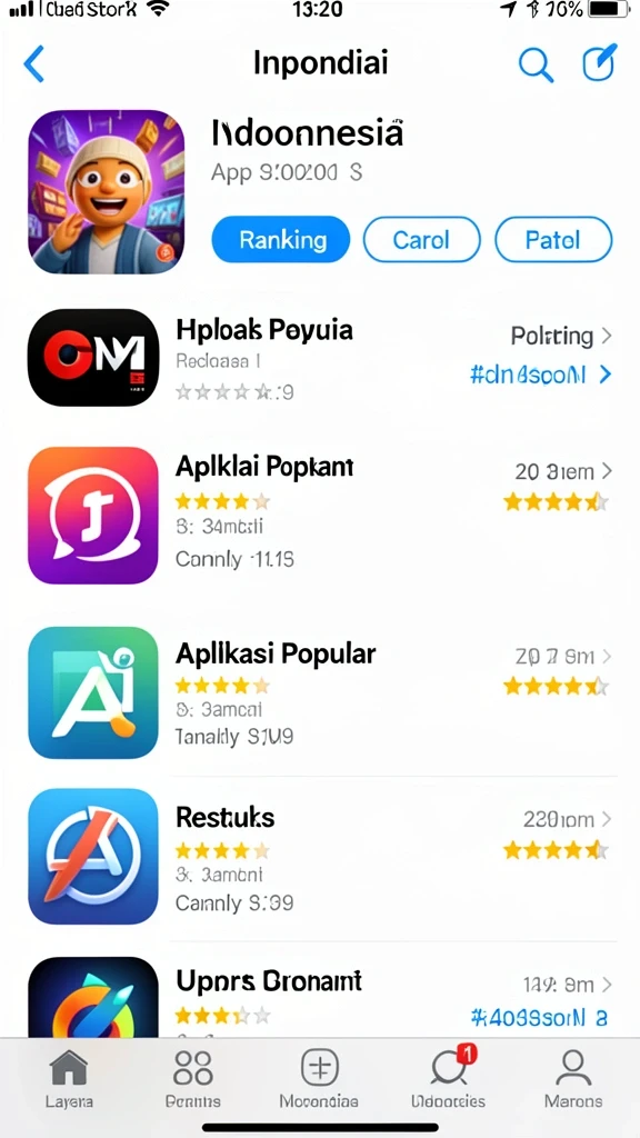 Tampilan antarmuka yang menarik dan mudah digunakan.