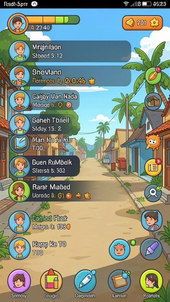 Misi yang bervariasi dan penuh tantangan.