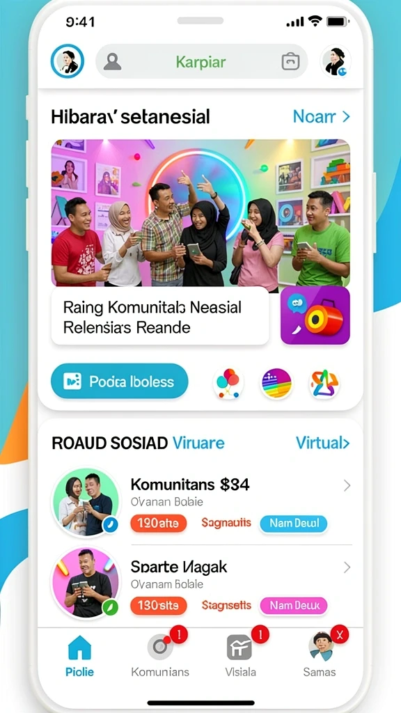 Arena pertempuran yang dirancang menakjubkan.
