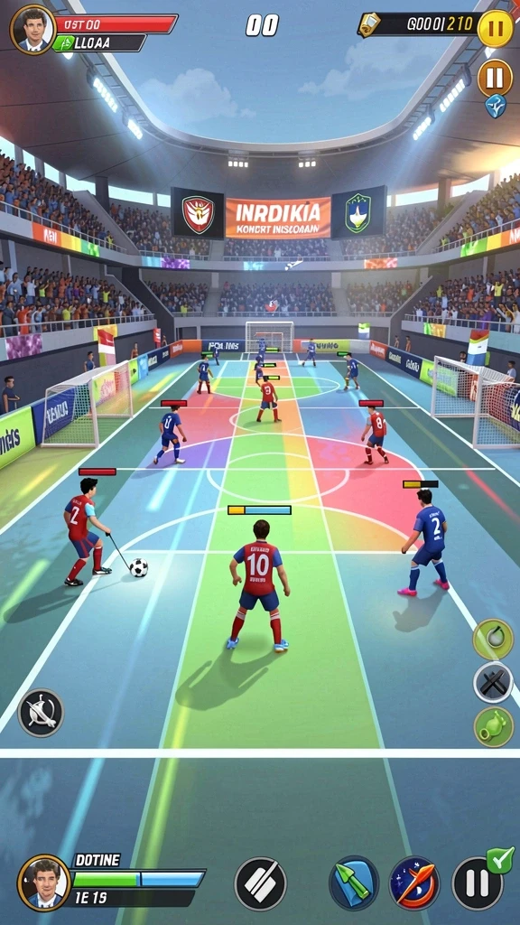 Tampilan awal game F08 yang menarik dan informatif.
