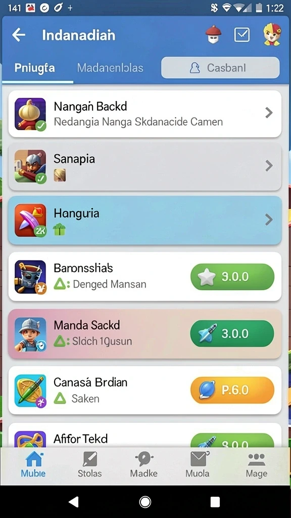 Screenshot saat bermain permainan slot yang menegangkan.