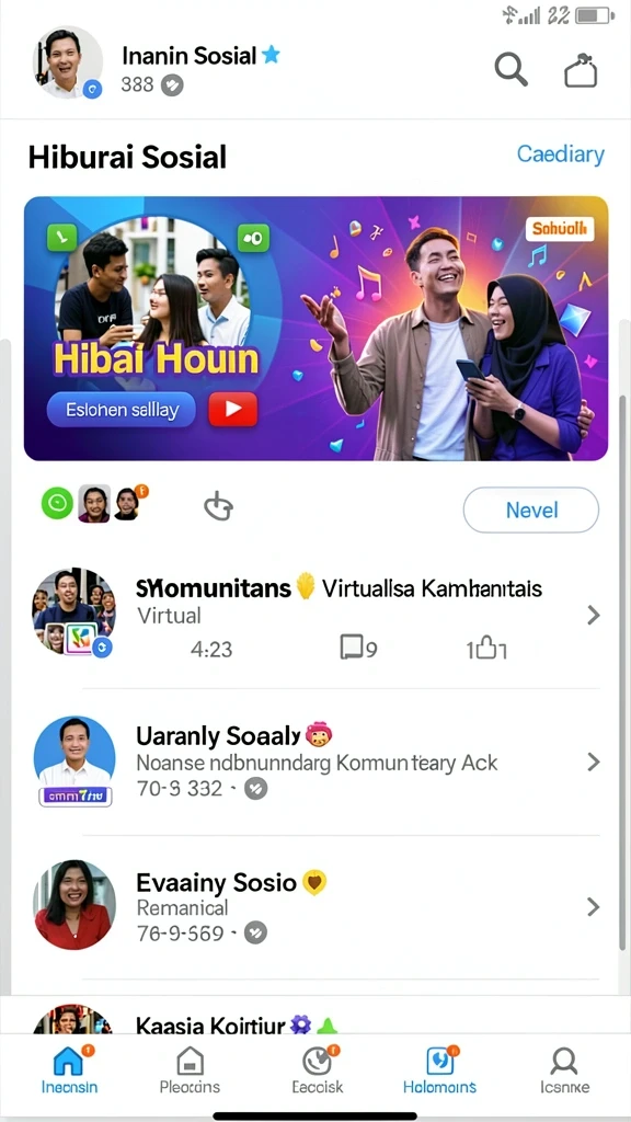 Tampilan antarmuka yang intuitif dan mudah digunakan.