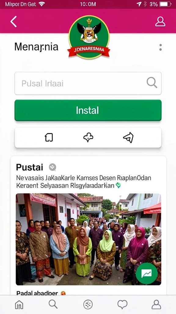 Screenshot aplikasi HAYA777: Fitur komunitas untuk berbagi strategi.