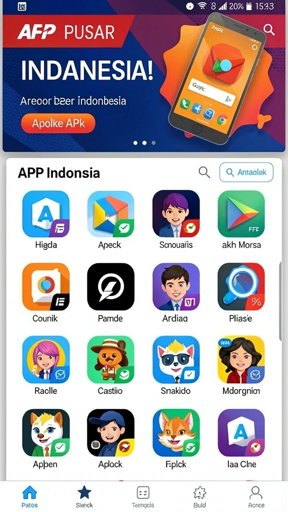 Tampilan antarmuka yang intuitif dan menarik.