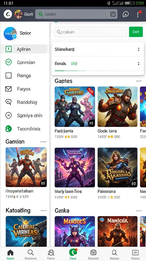 Tampilan antarmuka yang menarik dan mudah digunakan.