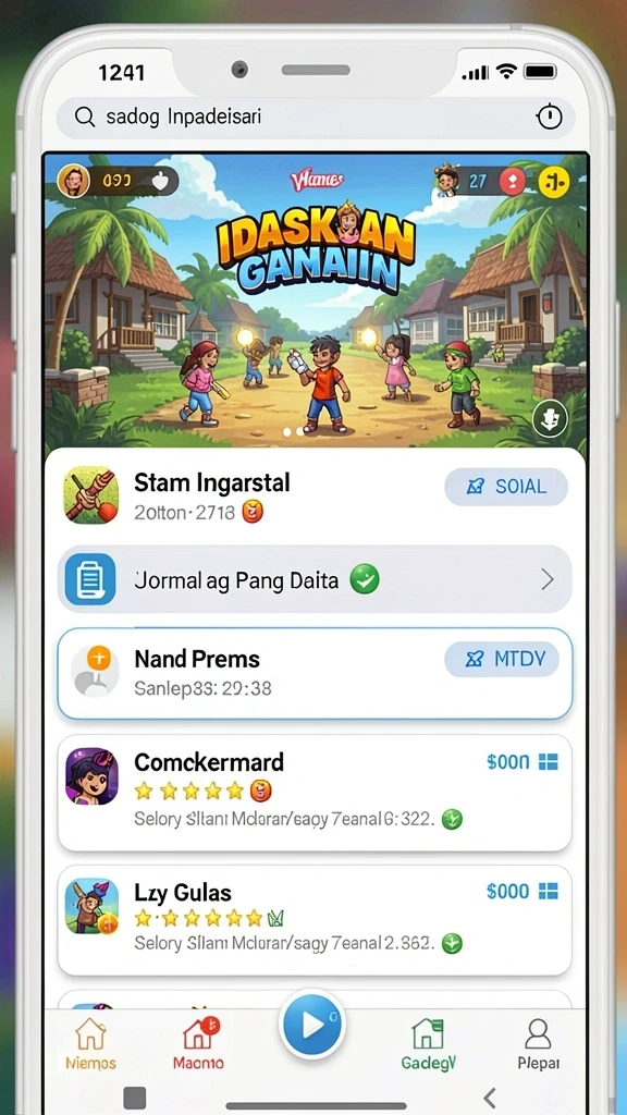 Sistem reward yang menarik untuk setiap level.