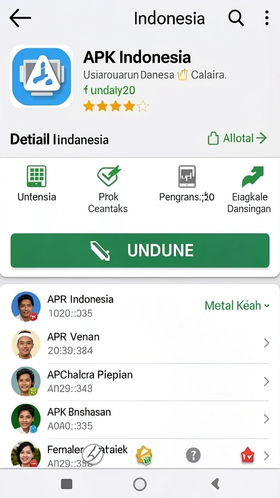 Tampilan antarmuka yang ramah pengguna.