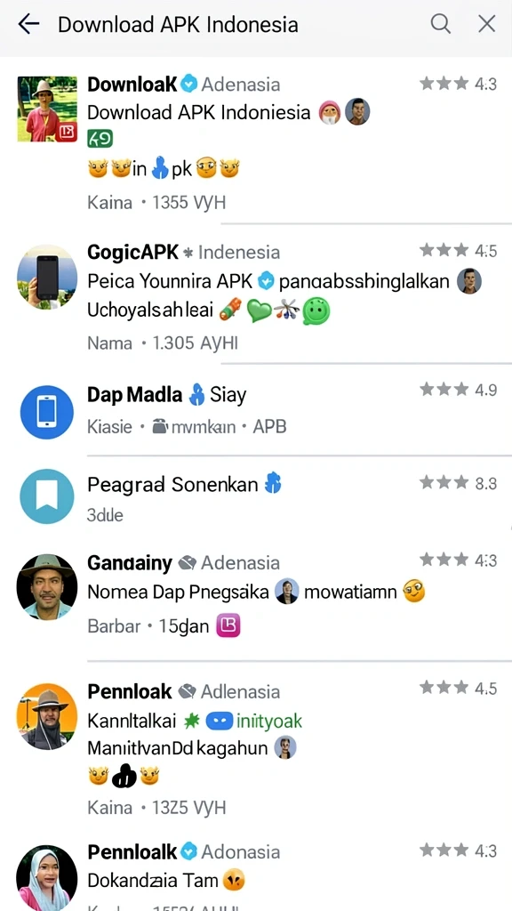 Berbagai karakter menarik untuk dipilih.
