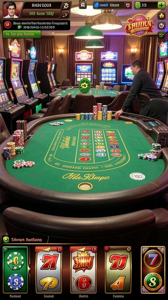 Tampilan permainan slot yang menarik dan penuh warna.