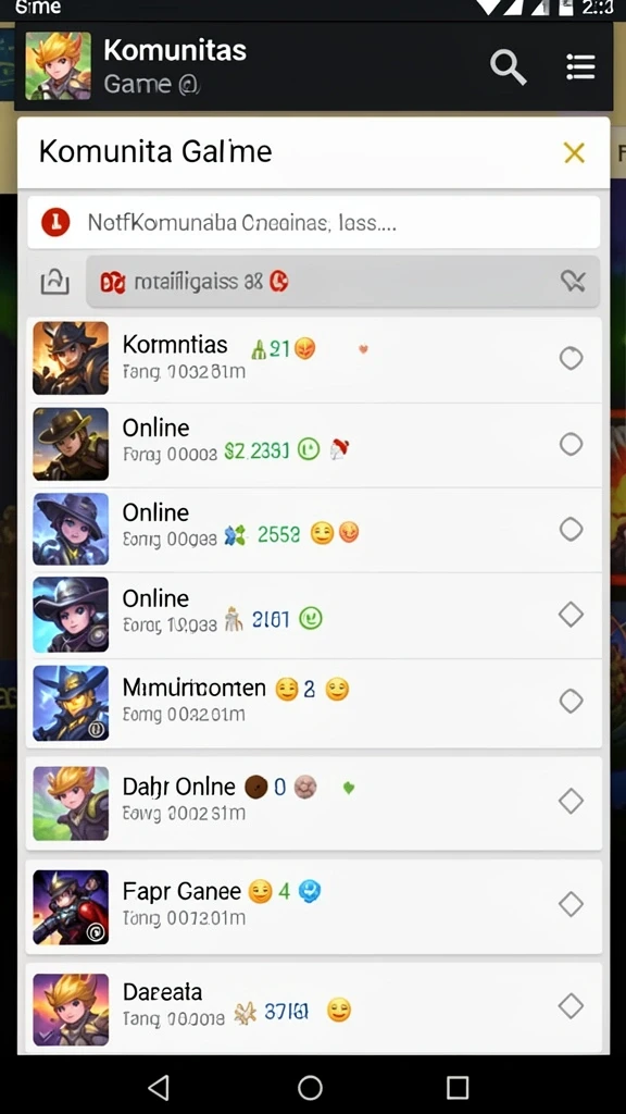 Screenshoot pertama menunjukkan suasana luar angkasa yang penuh warna.
