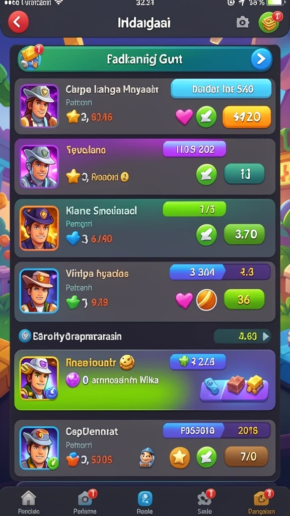 Screenshot dari petualangan di hutan yang indah.