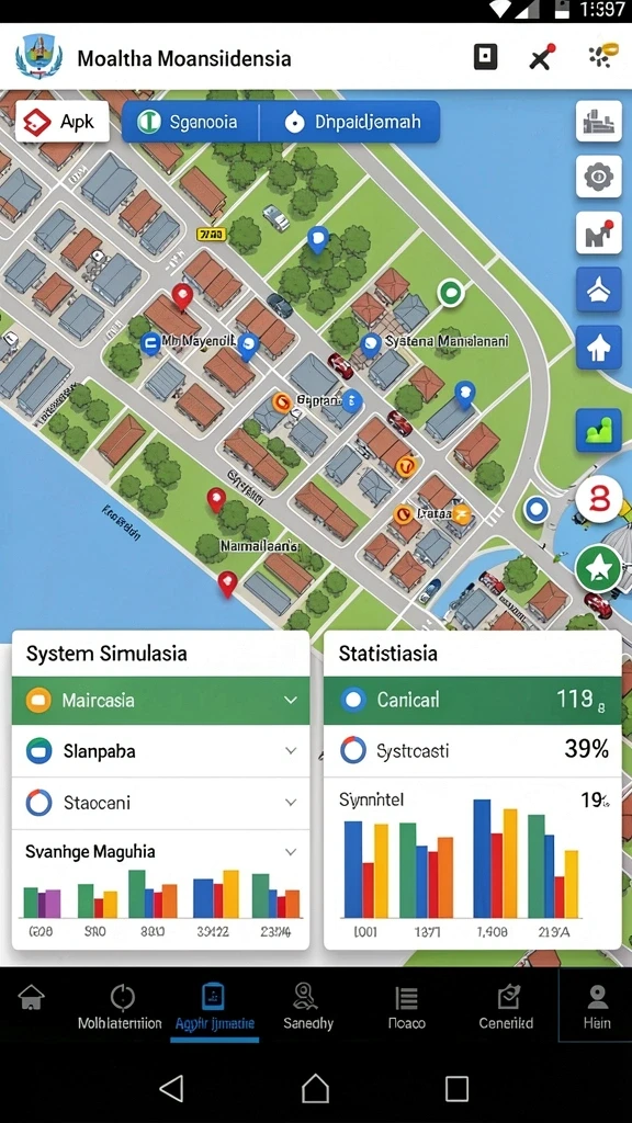 Screenshot menampilkan grafis yang memukau dan karakter utama.