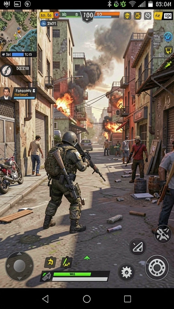 Tampilan gameplay yang seru saat menyelesaikan misi.