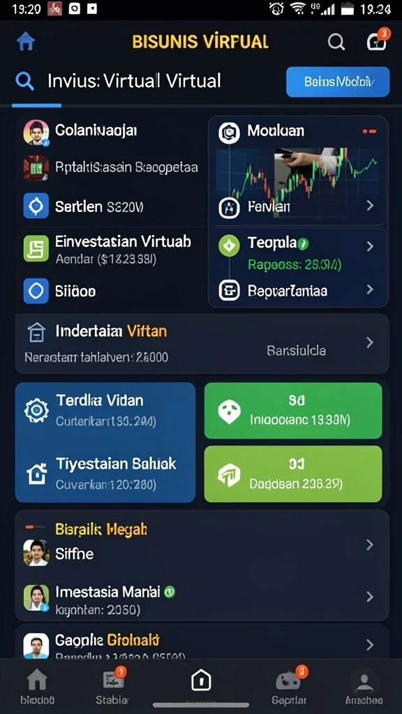 Tampilan menu utama yang menarik dan intuitif.