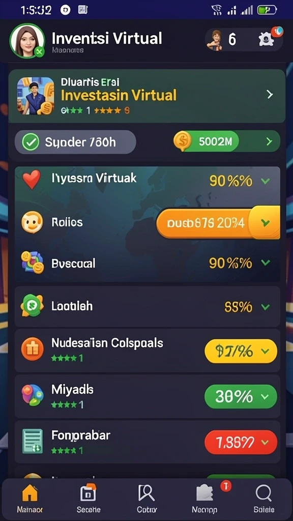 Tampilan antarmuka yang menarik dan user-friendly.