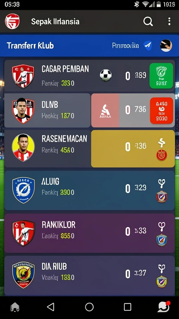 Tampilan antarmuka aplikasi yang menarik dan modern.