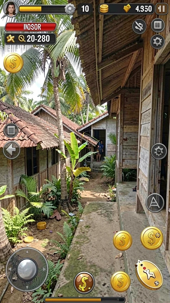 Karakter yang bisa diupgrade dengan mudah.