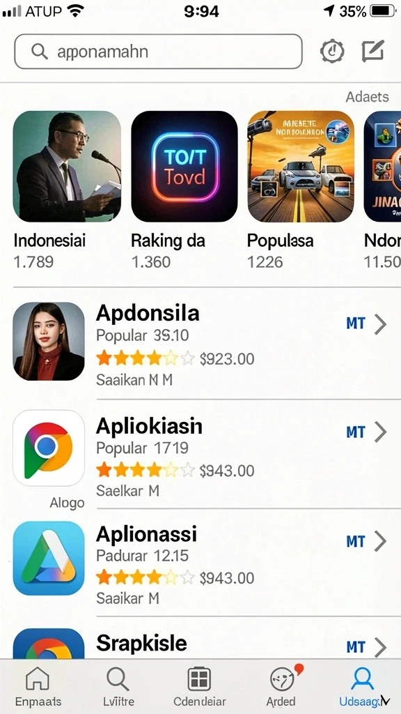 Tampilan grafis yang memukau dan detail yang kaya.