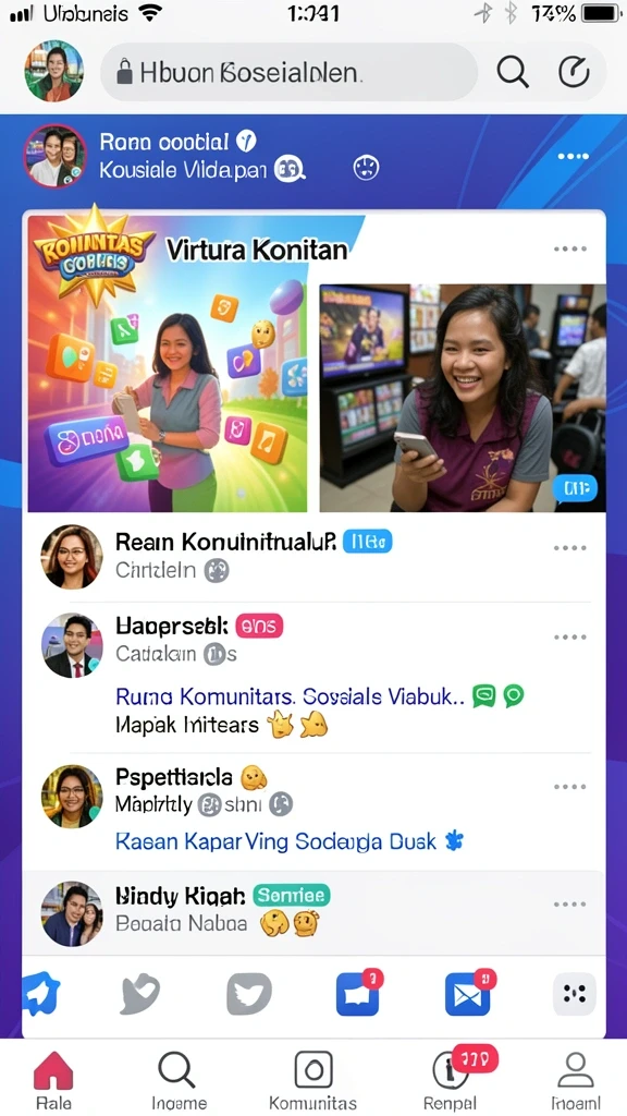 Karakter dengan desain unik dan menarik.