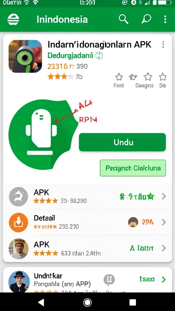 Tampilan awal yang menarik dan mudah digunakan.