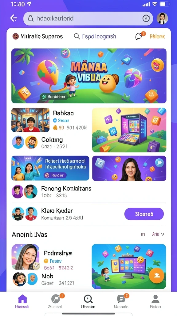 Tampilan antarmuka SUPERLIGATOTO yang menarik.
