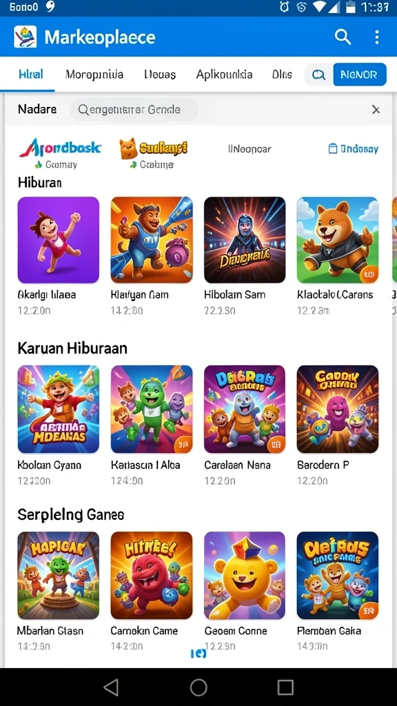 Pengaturan permainan yang intuitif dan user-friendly.