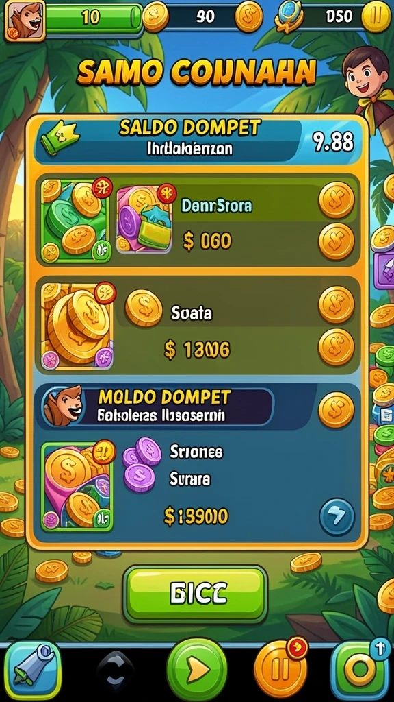 Sistem reward yang memotivasi pemain untuk terus bermain.