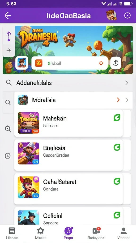 Tampilan antarmuka yang user-friendly dan menarik.